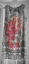 Printed silk dress for sale  BROUGH