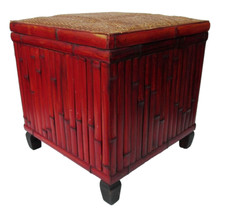 Cube wooden ottoman for sale  CREWE