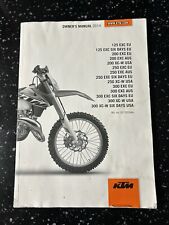 Ktm manual 125 for sale  RETFORD