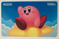 Cartão pré-pago Kirby Nintendo eShop 1000 usado sem valor 2013 comprar usado  Enviando para Brazil