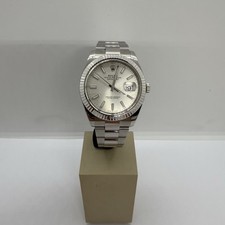 Rolex datejust silver for sale  BRAINTREE