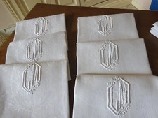 Antique linen napkins d'occasion  Expédié en Belgium