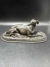 Skulptur liegenden greyhounds gebraucht kaufen  Berlin