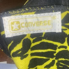 Usado, Tênis Converse All Star raro infantil 1.5 amarelo estampa preta vintage anos 70-80 hitop comprar usado  Enviando para Brazil