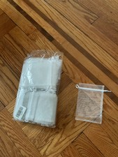 50 peças sacos de organza para joias fita retangular brilho labial branca 10cm 5 x 3,5 polegadas comprar usado  Enviando para Brazil