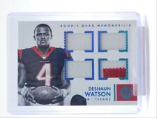 DESHAUN WATSON 2017 ENVOLTO NOVATO QUAD MEMORABILIA SAFIRA RC /25 Q3471 comprar usado  Enviando para Brazil