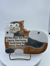Vtg pottery cat for sale  Carmel