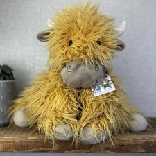 Usado, Vaca trufas grandes Jellycat - Almofada fofa de vaca - Vaca das terras altas 18"" comprar usado  Enviando para Brazil