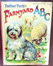 Father Tuck's "Little Pets" Series Farmyard ABC Book - Late 1800s/Early 1900s comprar usado  Enviando para Brazil
