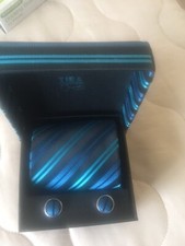 Blue striped tie for sale  ENFIELD