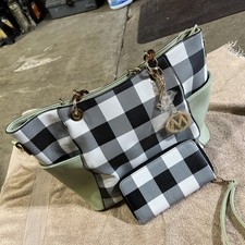 Black white checkered for sale  Angelus Oaks