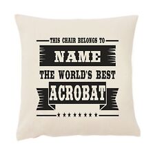 Personalised acrobat cushion for sale  ENFIELD