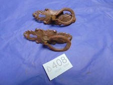 Alças gaveta armário armário puxador antigo rococó escudo 408D comprar usado  Enviando para Brazil