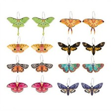 2 pares de brincos de acrílico coloridos de traça borboleta pendurados femininos joias presente de festa comprar usado  Enviando para Brazil