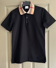 Burberry black polo for sale  UK