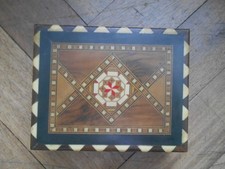 Inlaid wood cigarette for sale  TRING