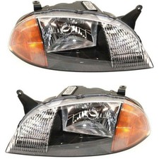 Conjunto de faróis para 98-2001 Chevrolet Metro Suzuki Swift lado esquerdo e direito comprar usado  Enviando para Brazil