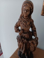 Holzfigur bäuerin schaf gebraucht kaufen Holzfigur bäuerin schaf gebraucht kaufen  Wettenberg