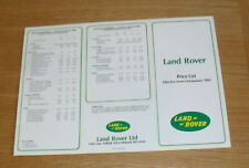 Land rover price for sale  SOUTHAMPTON