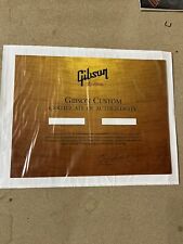Gibson Custom Shop Certificado de Ouro Certificado de Autenticidade Estojo Candy Les Paul SG Explorer Flying comprar usado  Enviando para Brazil