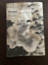 Samsung washer manual for sale  Belgrade Lakes