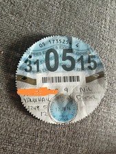Car tax disc for sale  WIRRAL
