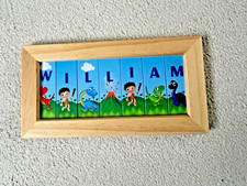 Child wooden nameplate for sale Child wooden nameplate for sale  HARROGATE
