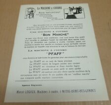 Pfaff sewing machine d'occasion  Expédié en Belgium