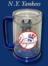 NOVA YORK YANKEES TEAM LOGO LEMBRANÇA CANECA FREEZER CERVEJA ALTA comprar usado  Enviando para Brazil