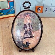 Moldura de mesa oval vintage pequena com impressão de reprodução, 4,25 x 3, usado comprar usado Moldura de mesa oval vintage pequena com impressão de reprodução, 4,25 x 3, usado comprar usado  Enviando para Brazil