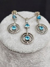 Sterling silver aqua for sale  NORWICH