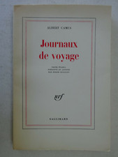 Camus journaux voyage. d'occasion  Pontoise