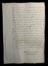Manoscritto antico castellamma usato  Trani