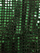 Toalha de mesa vintage, sobreposição de mesa de lantejoulas, quadrada, 70"x70", verde esmeralda comprar usado  Enviando para Brazil