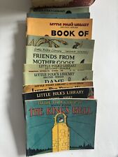 1928 Antique Little Folks Library 2nd series LOT Of 11 Original Story Books comprar usado  Enviando para Brazil