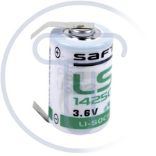 Pila al litio (li-socl2) 3,6V 1,2Ah con linguette a saldare Saft LS14250 - 1/2AA na sprzedaż Pila al litio (li-socl2) 3,6V 1,2Ah con linguette a saldare Saft LS14250 - 1/2AA na sprzedaż  Wysyłka do Poland