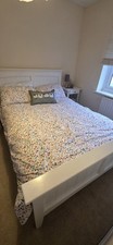 White wooden double for sale  BEDWORTH