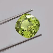 Usado, Pedra preciosa 10x10 MM A+ impecável peridoto verde safira solta corte almofada comprar usado  Enviando para Brazil
