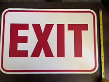 Exit sign white for sale  Gilroy