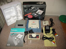BOXED NEC PC ENGINE WHITE CONSOLE + AV BOOSTER OUTPUT ACCESSORY UNIT! comprar usado  Enviando para Brazil