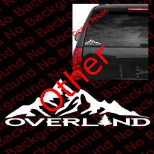 Overland vinyl decal for sale  Elk Grove