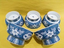 Artigos Arita, forno Jozan, pedestal alto, tigela de tamanho médio, conjunto de 5 F/S FEDEX comprar usado  Enviando para Brazil