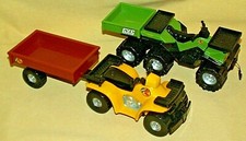 BASS PRO SHOPS 3 PEÇAS CARRINHO DE 4 RODAS VAGÃO BASCULANTE 6X6 MAYY RIGZ ATV SOLTO. comprar usado  Enviando para Brazil