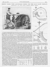 Roda Pelton com bico ajustável antiga impressão de engenharia 1905 comprar usado  Enviando para Brazil