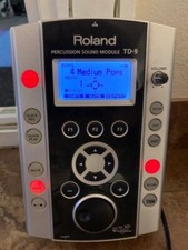 ROLAND TD-9 Módulo Cérebro de Bateria Usado Máquina de Bateria Eletrônica V-Drums Com Power Sup comprar usado  Enviando para Brazil