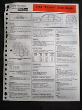 Fiche technique automobile d'occasion  Badonviller