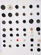 Lot antique buttons for sale  Anna