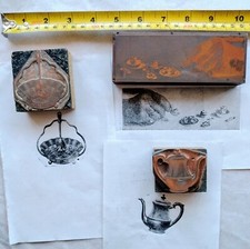 Vintage metal printing for sale  HARTLEPOOL