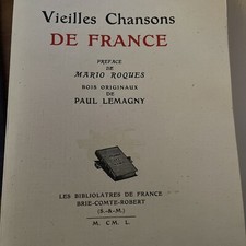 Vieilles chansons pref d'occasion  Carrières-sur-Seine