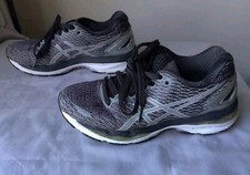 ASICS Gel Nimbus 18 Preto Branco Cinza Tamanho 6.5 **Veja Fotos** comprar usado  Enviando para Brazil